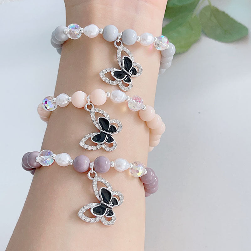 Bracelets arbre de vie simples à la mode papillon pour femmes