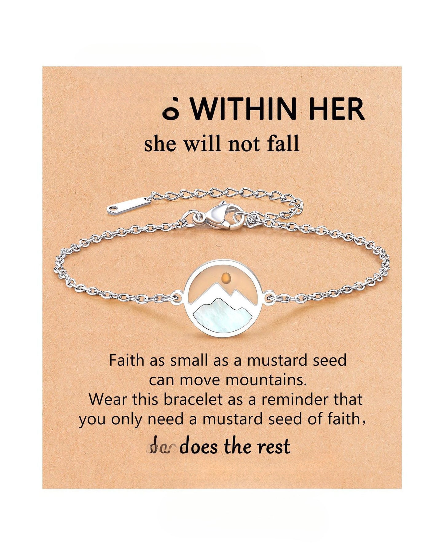 Women's & Men's Gold Vegetable Seed Stainless Steel Gold-plated Easter Gift Bracelet