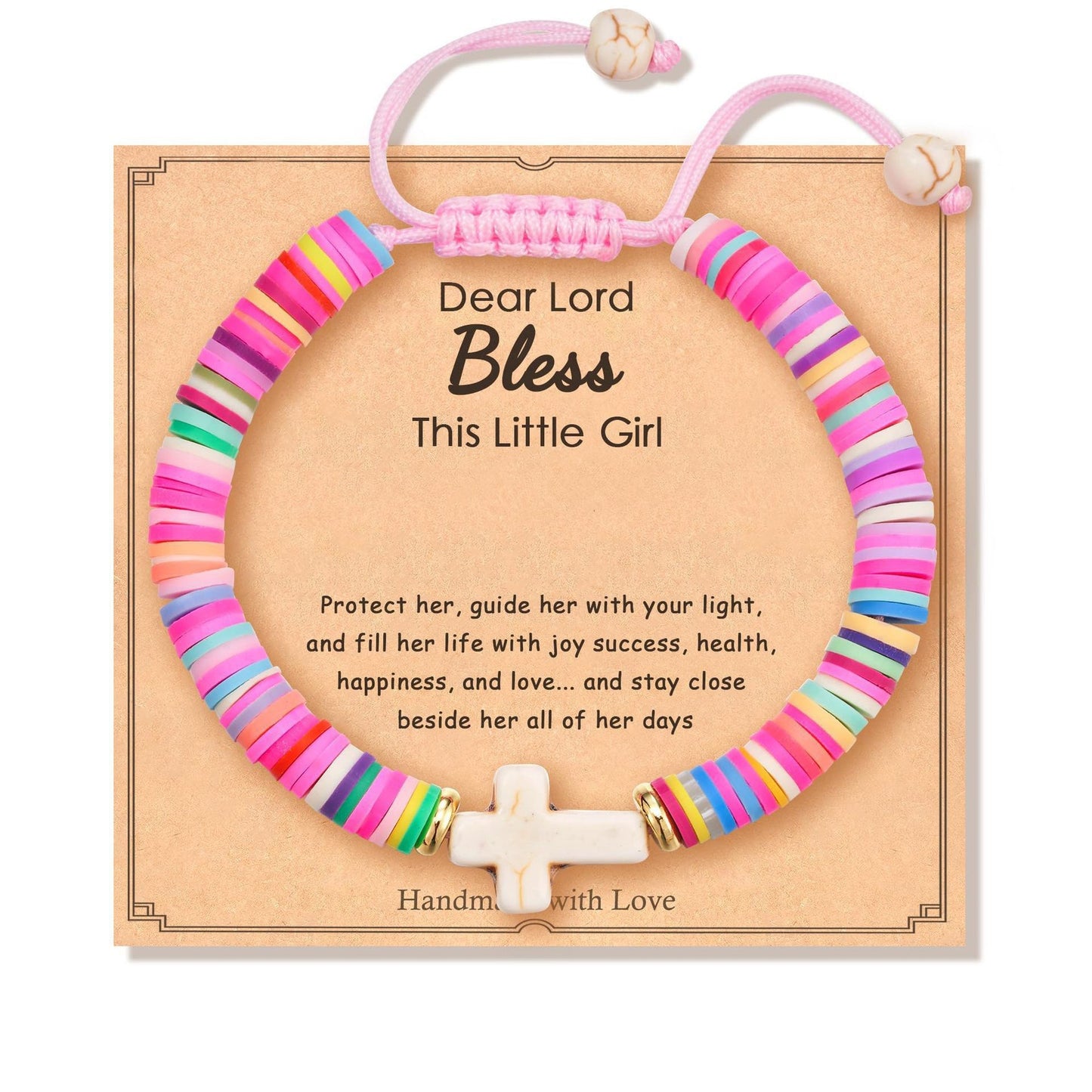 Imitation Pearl Love Woven Little Easter Bracelet