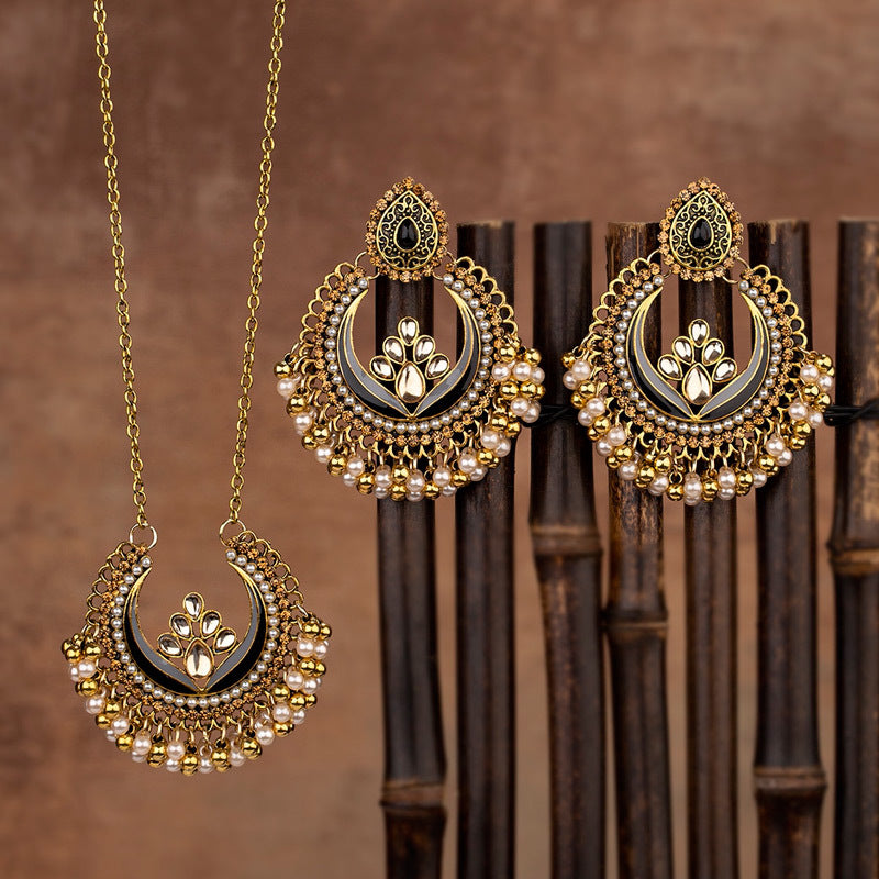Indian Ethnic Style Vintage Gemstone Beads 2 Necklaces
