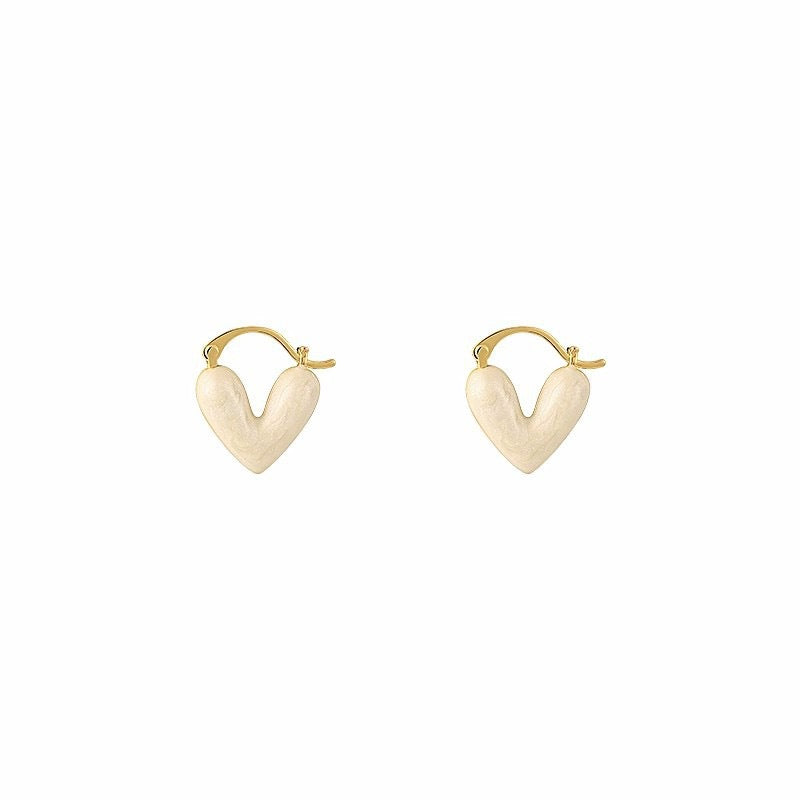 Color Female Niche Design Advanced French Stud Earrings