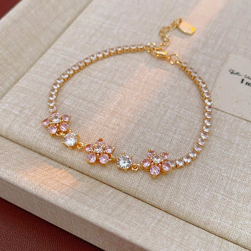 Round Pull-out Retro Minority Elegant Light Luxury Bracelets