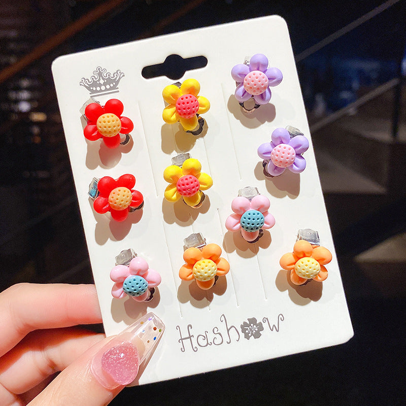 Children's Without Pierced Ears Princess Eardrop Cute Ear Clip