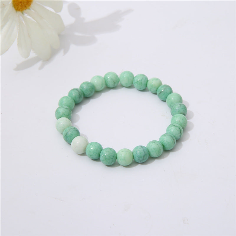 Broken Glass Beaded Female Finger Soft Beads Bracelets