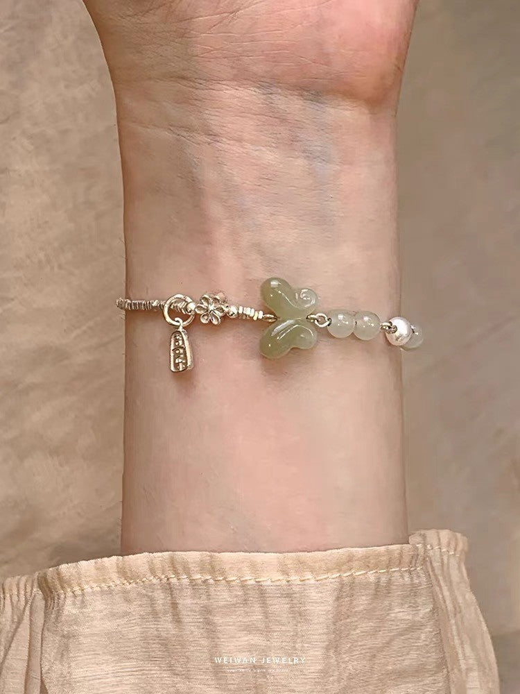 Women's Salt Ice Small String Rich Flower Fashionable Temperamental Good-looking Carrying Bracelet