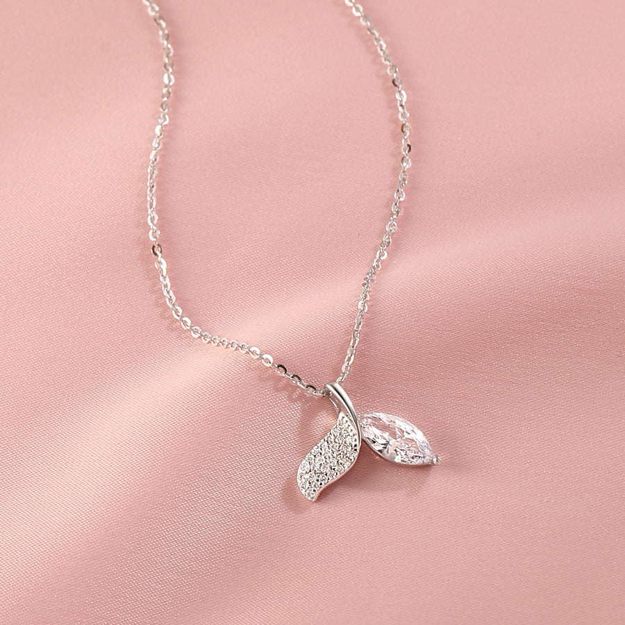 Hot Titanium Steel For Light Luxury Clavicle Chain The Rest Necklace