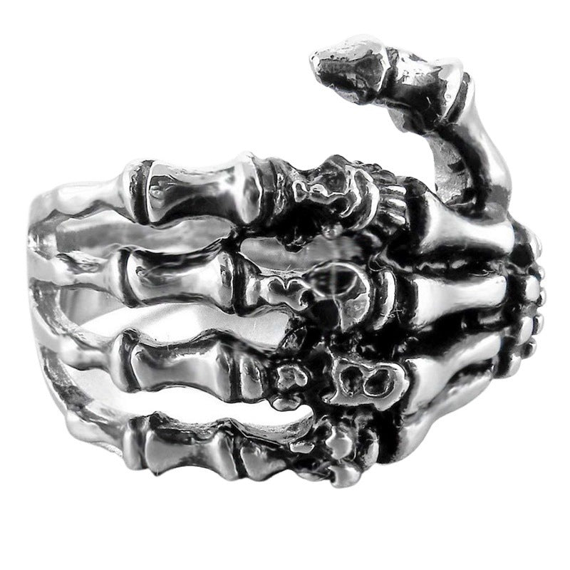 Fashion Unisex Skull Alloy Gothic Retro Punk Rock Rings