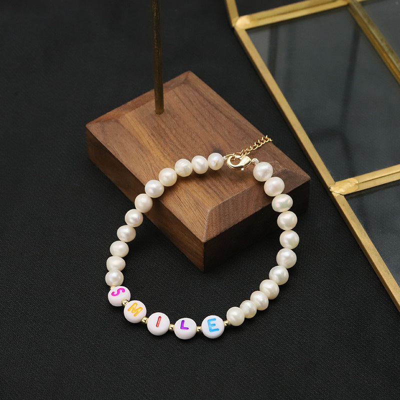 Pearl Natural Design Light Luxury Minority High-grade Bracelets