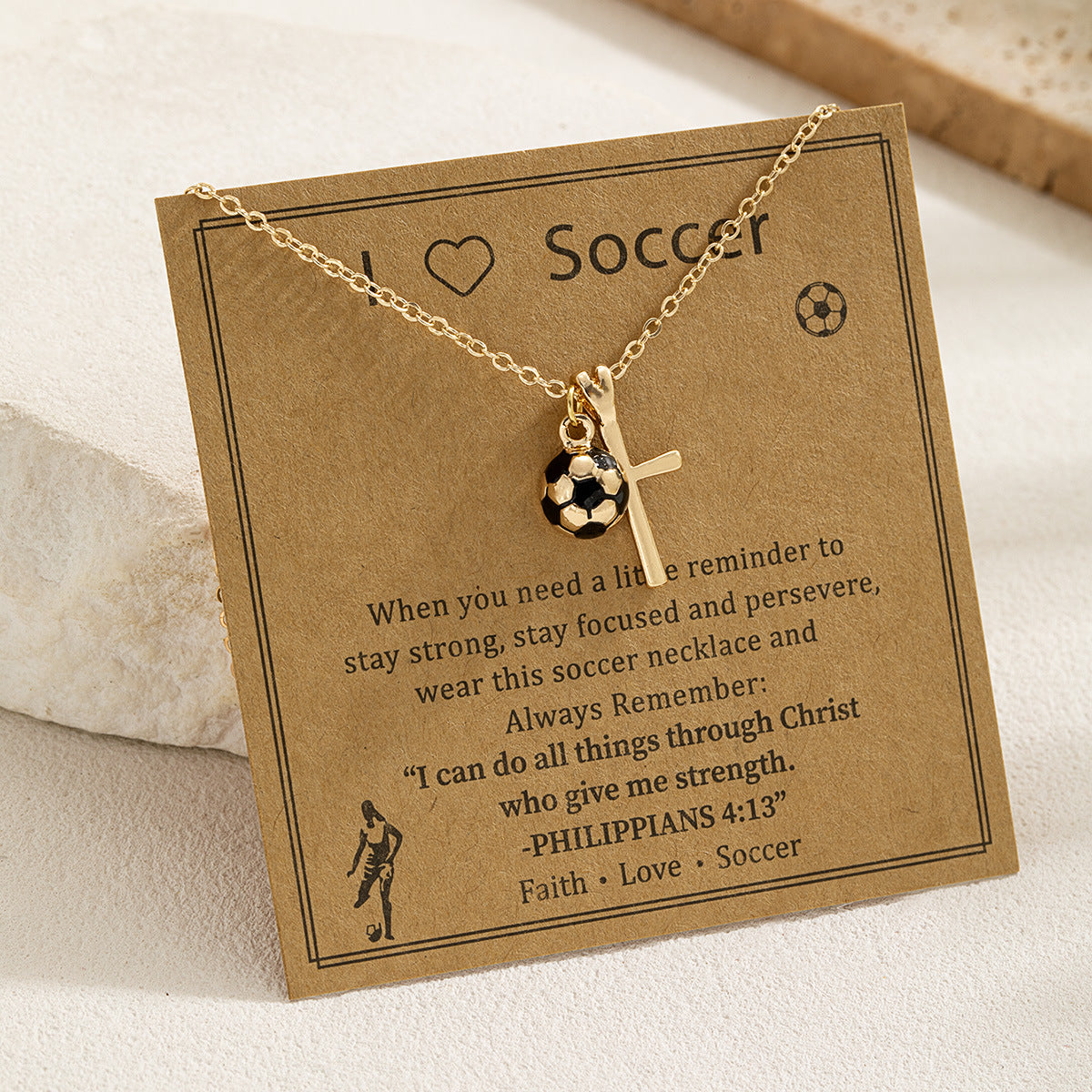 Sports Style Card Alloy Love Cross Basketball Necklaces