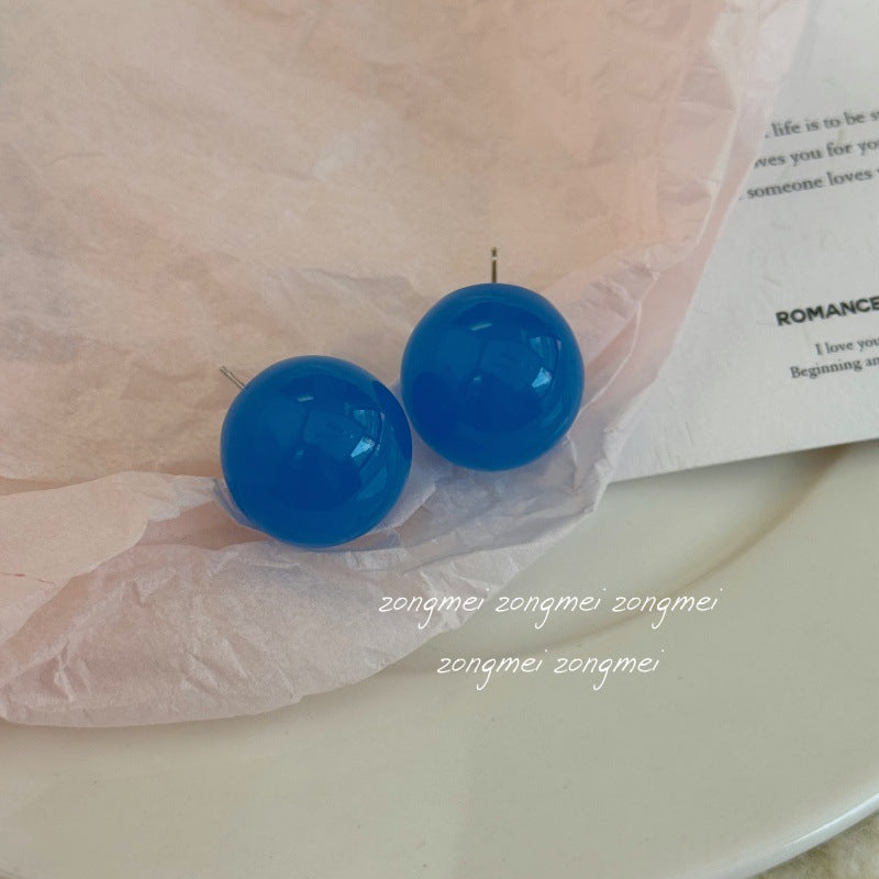 Small Size Round Beads Special Interest Simple Ear Clip