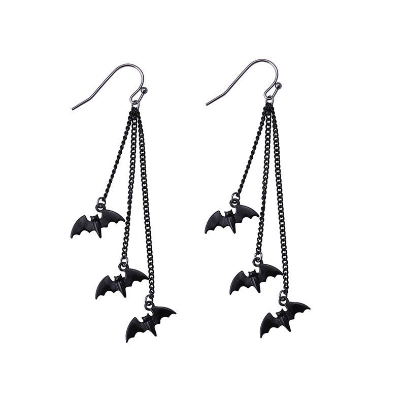 Versatile Innovative Unique Halloween Bat Welfare Earrings