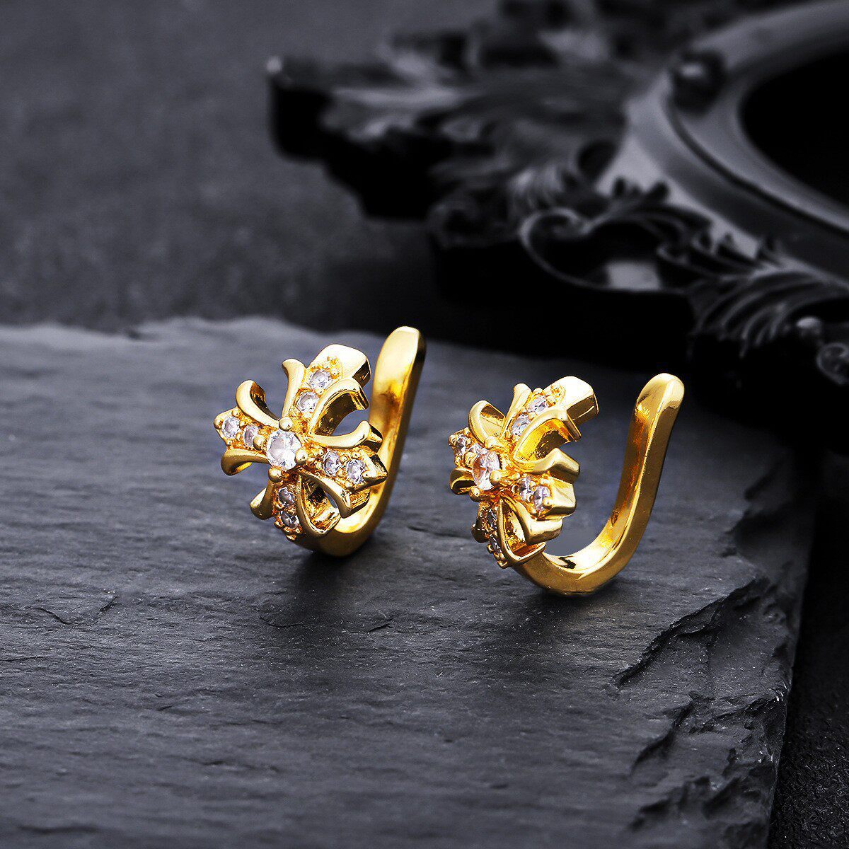 Men's Earless Light Luxury Fashion Female Niche Ear Clip