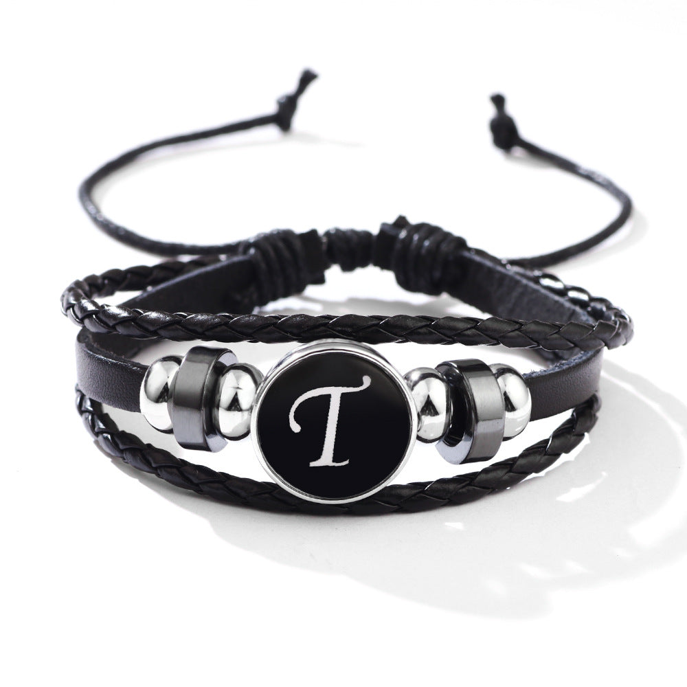 Classic Simple English Letter Personality Fashion Bracelets