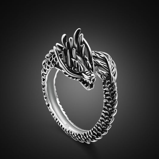 Men's Retro Chinese Style Imitation Alloy Ethnic Ring