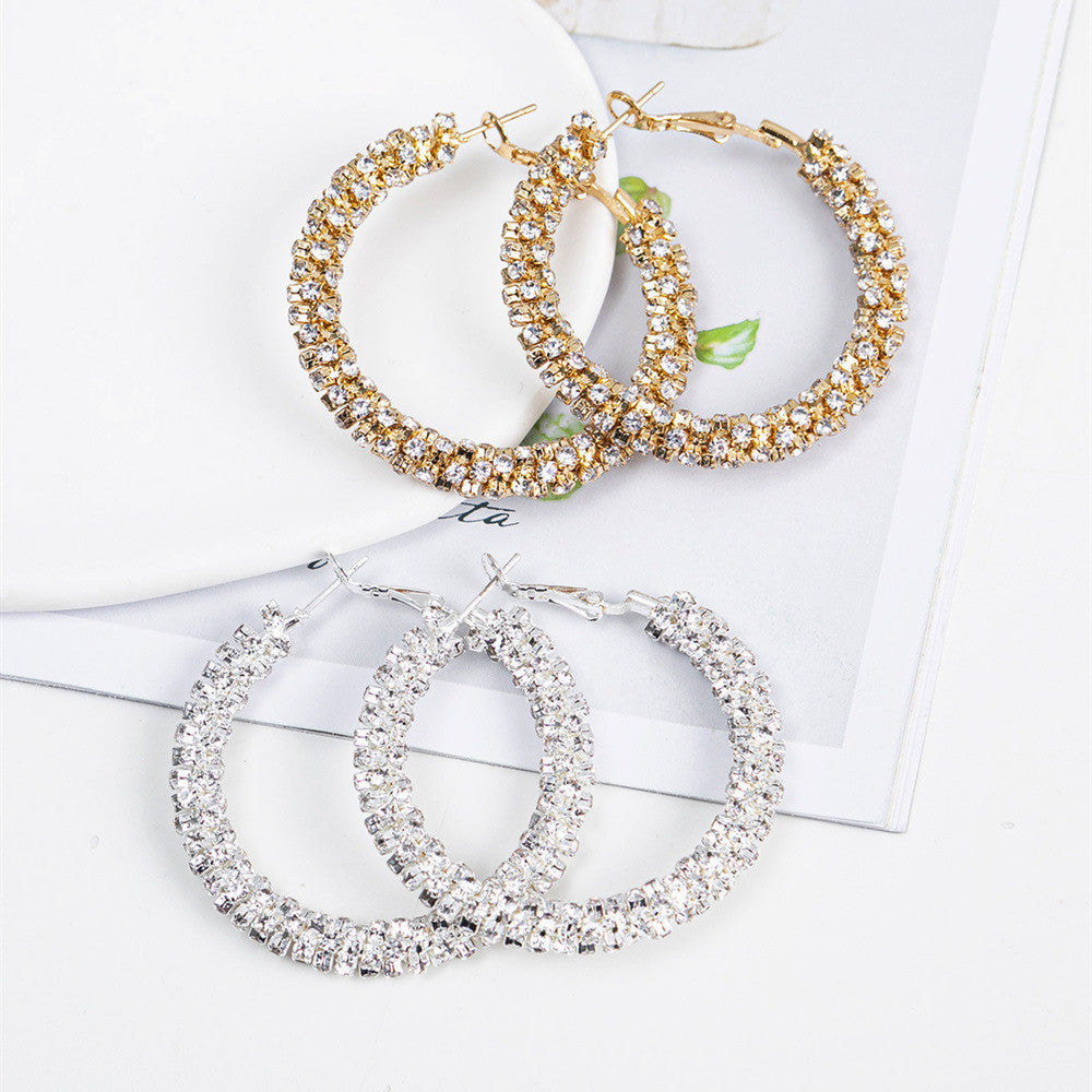 Sense Circle Niche Bag Temperament High Earrings