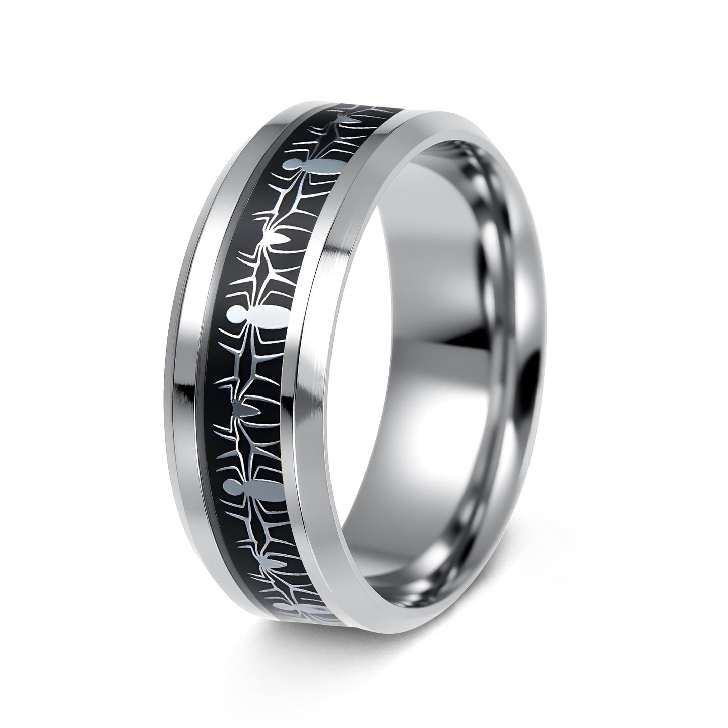Women's & Men's Anime Movie Surrounding Spider Man Unique Titanium Ring