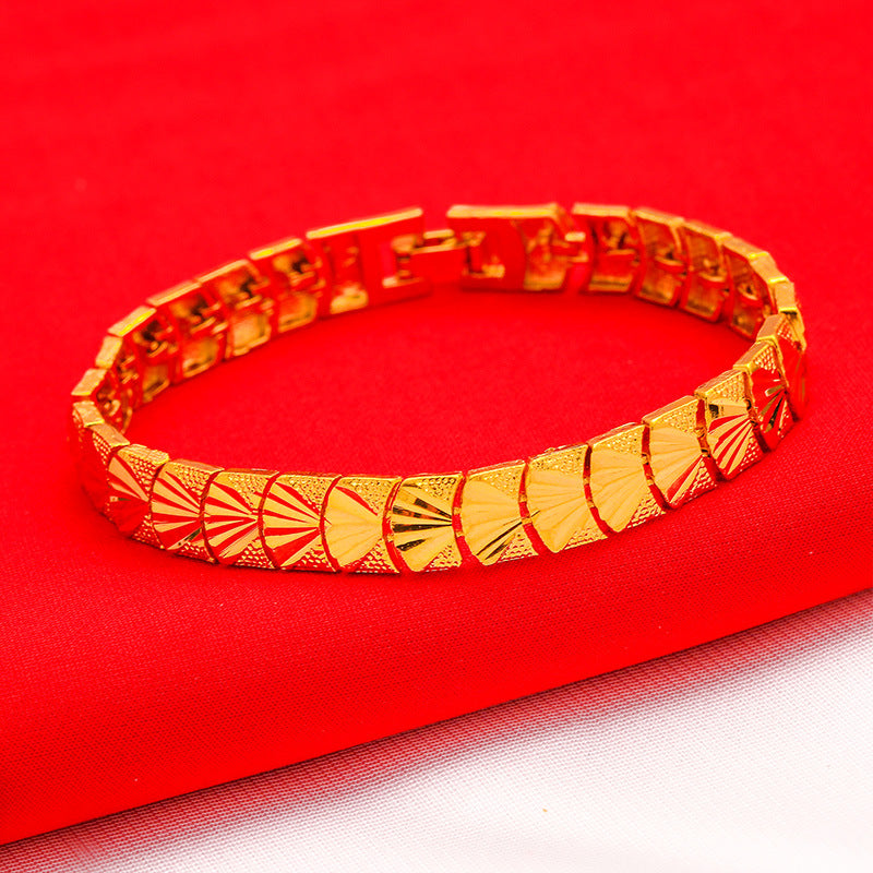 Live Imitation Gold Love Vietnam Sand Bracelets