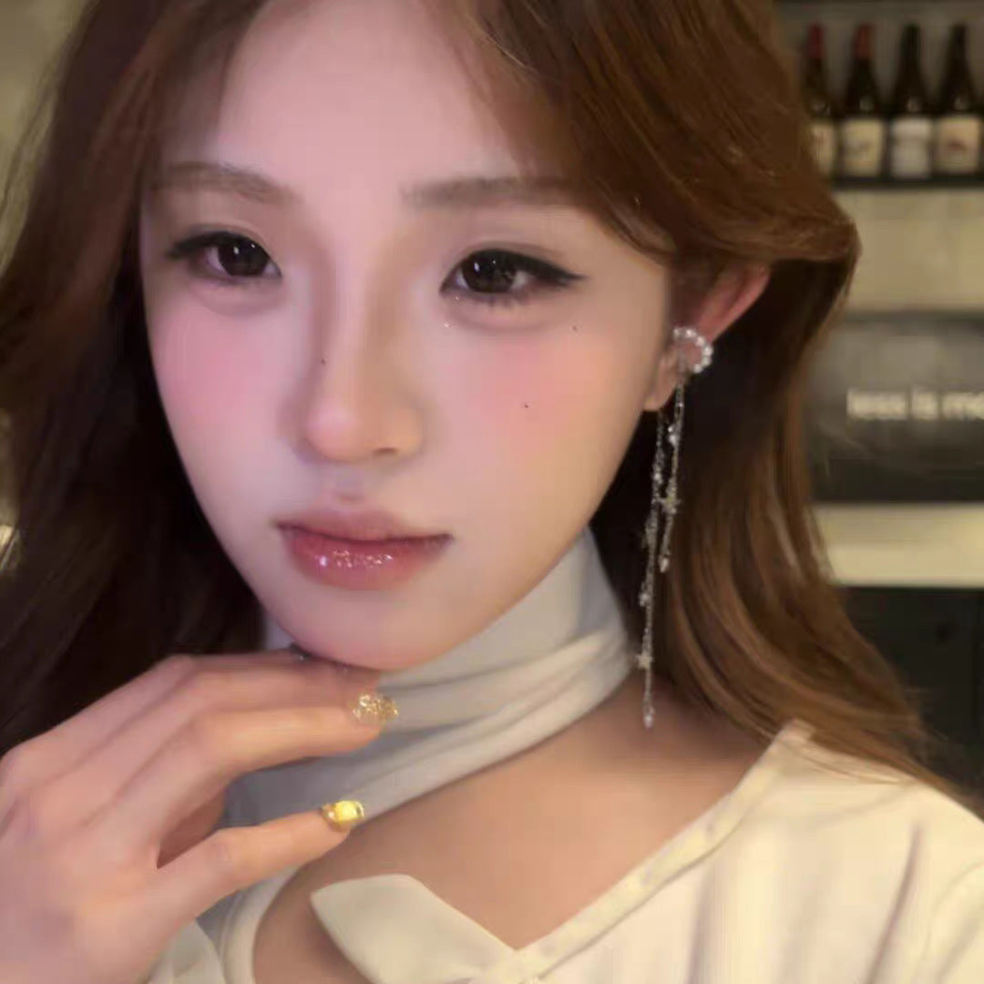 Pearl Tassel Without Pierced Ears Female Ear Clip