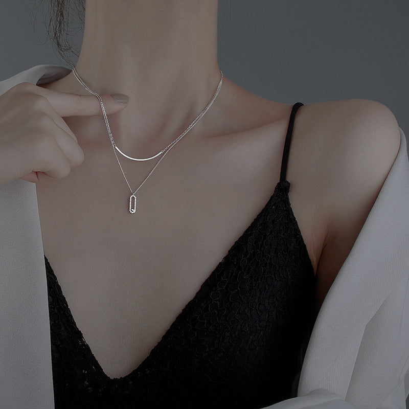 Women's Cold Style Clavicle Chain Light Luxury Necklaces