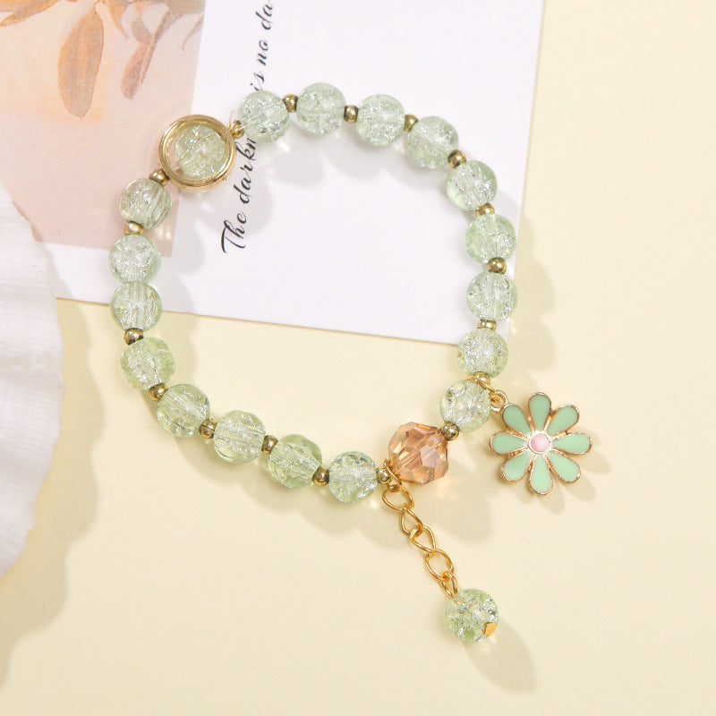 Explosion Flower Crystal Little Daisy Female Korean Jewelry Sunflower Bracelets