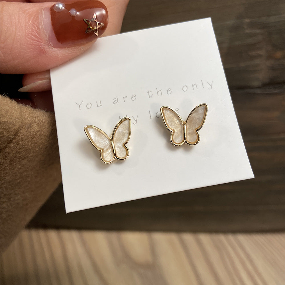 Women's Butterfly Niche Design Advanced Cold Wind Earrings