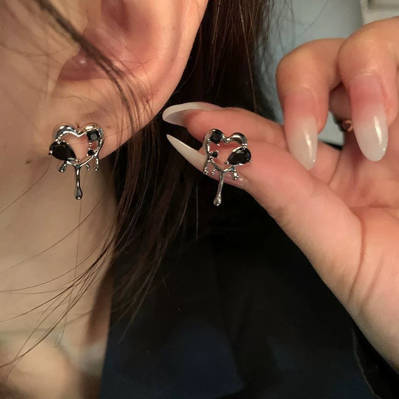 Women's Flower Zircon For Design Fashionable Temperamental Without Rings