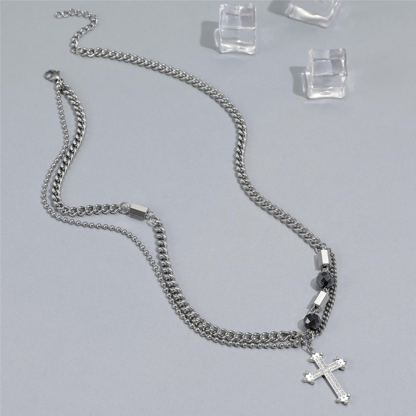 Men's Street Design Sense Niche Clavicle Chain Hip Necklaces