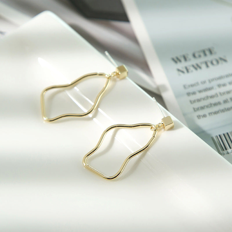 Line Metal Temperament Female Versatile Design Rings