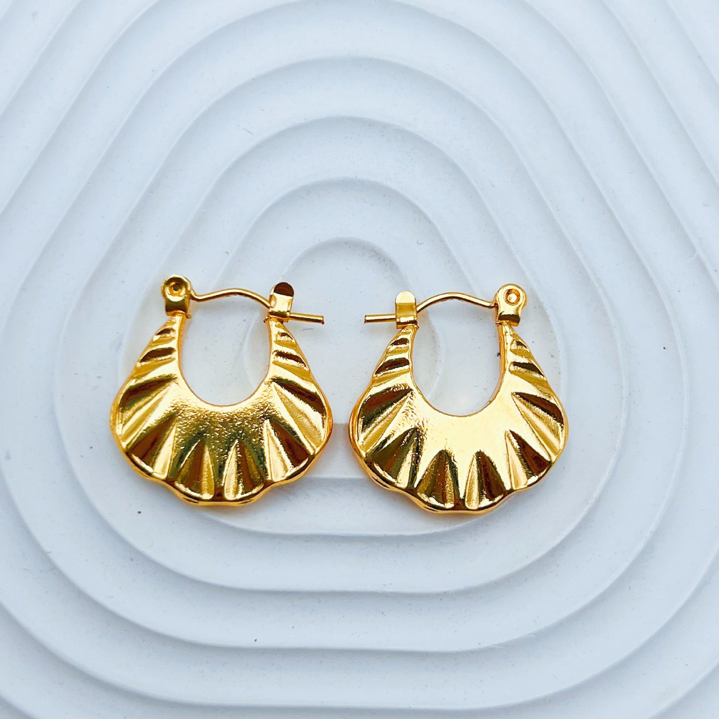 Tassel Ear Clip Female Stainless Steel Niche Exaggerated Earrings