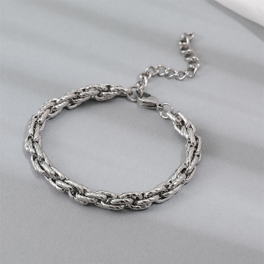 Titanium Steel Male And Female Trendy Hip Hop Bracelets