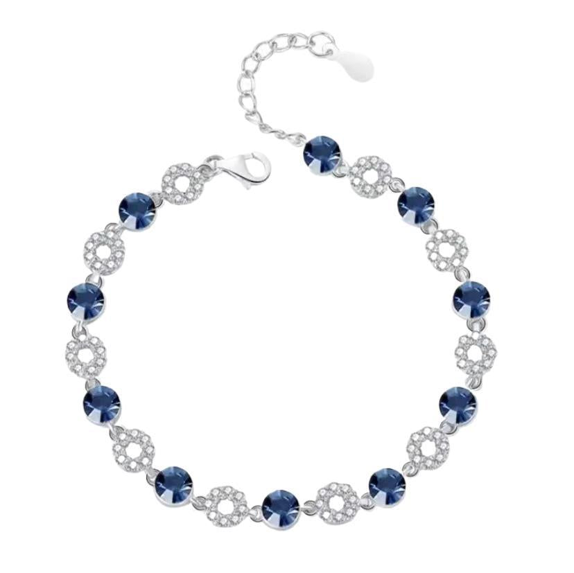Women's Sterling Sier Ocean Heart Style Light Luxury Minority Bracelets