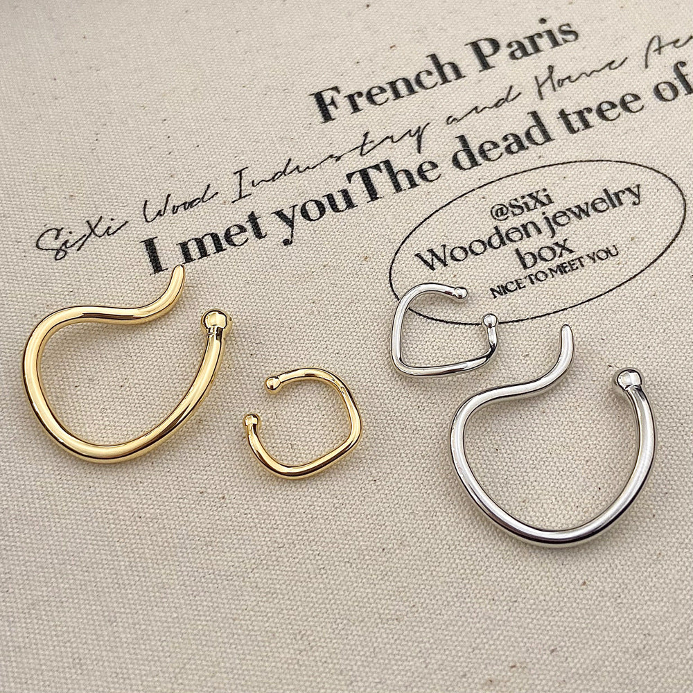 Metal Female Without Pierced Minority Design Simple Ear Clip