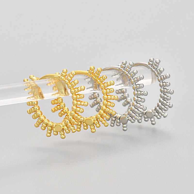 Women's Clip Light Luxury High-grade Dignified Generous Style Earrings
