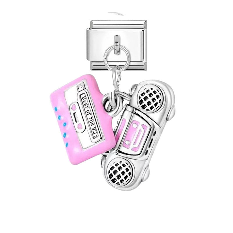 Creative Personality Italian Module Stainless Steel Bracelets