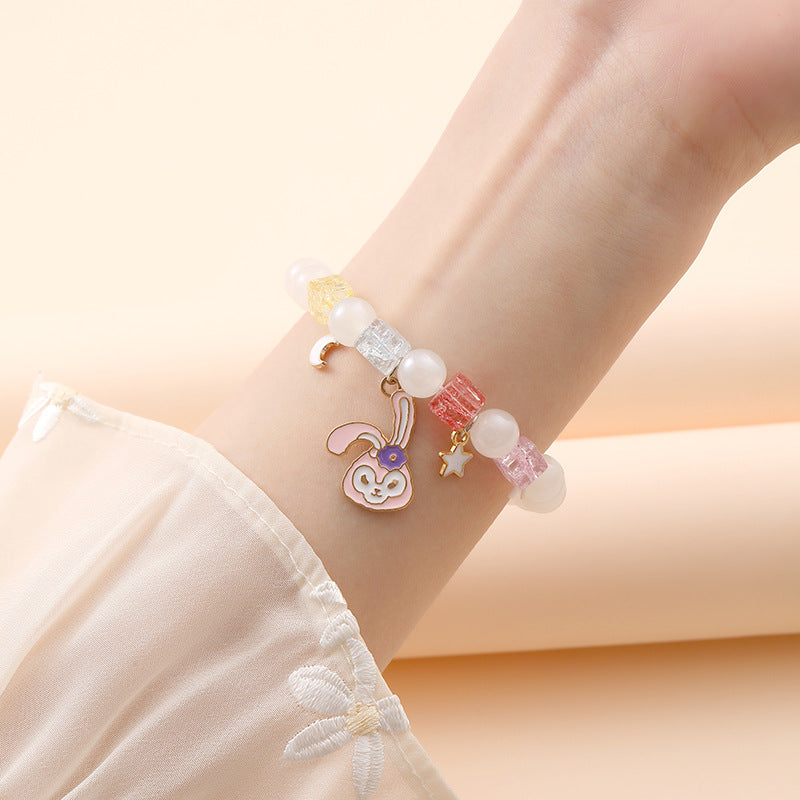 Commodity Ornament Korean Style Fresh Sweet Clow Crystal Bracelets