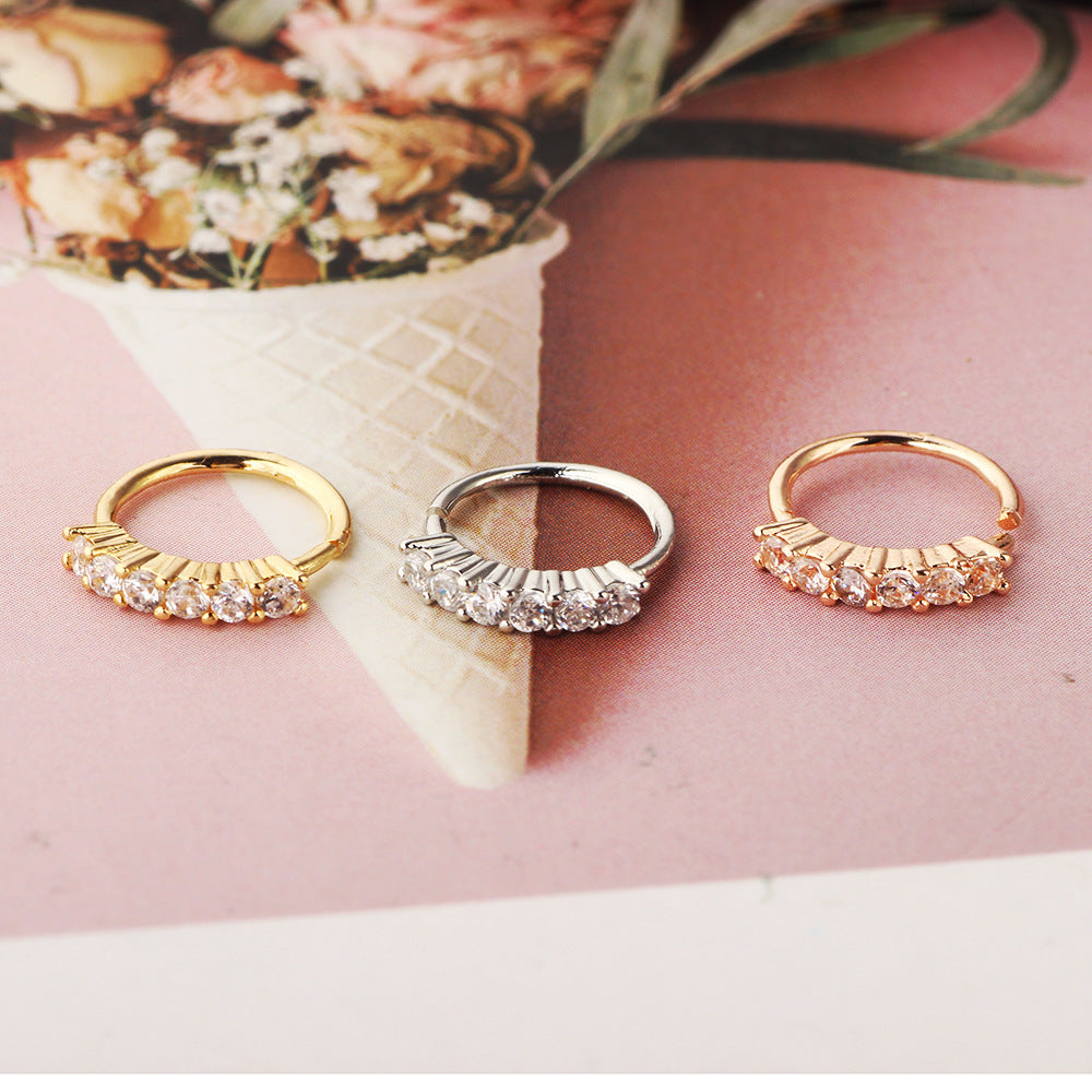 Simple Trinkets Lip Clip Labret Nose Eyebrow Ear Bone Nail Rings