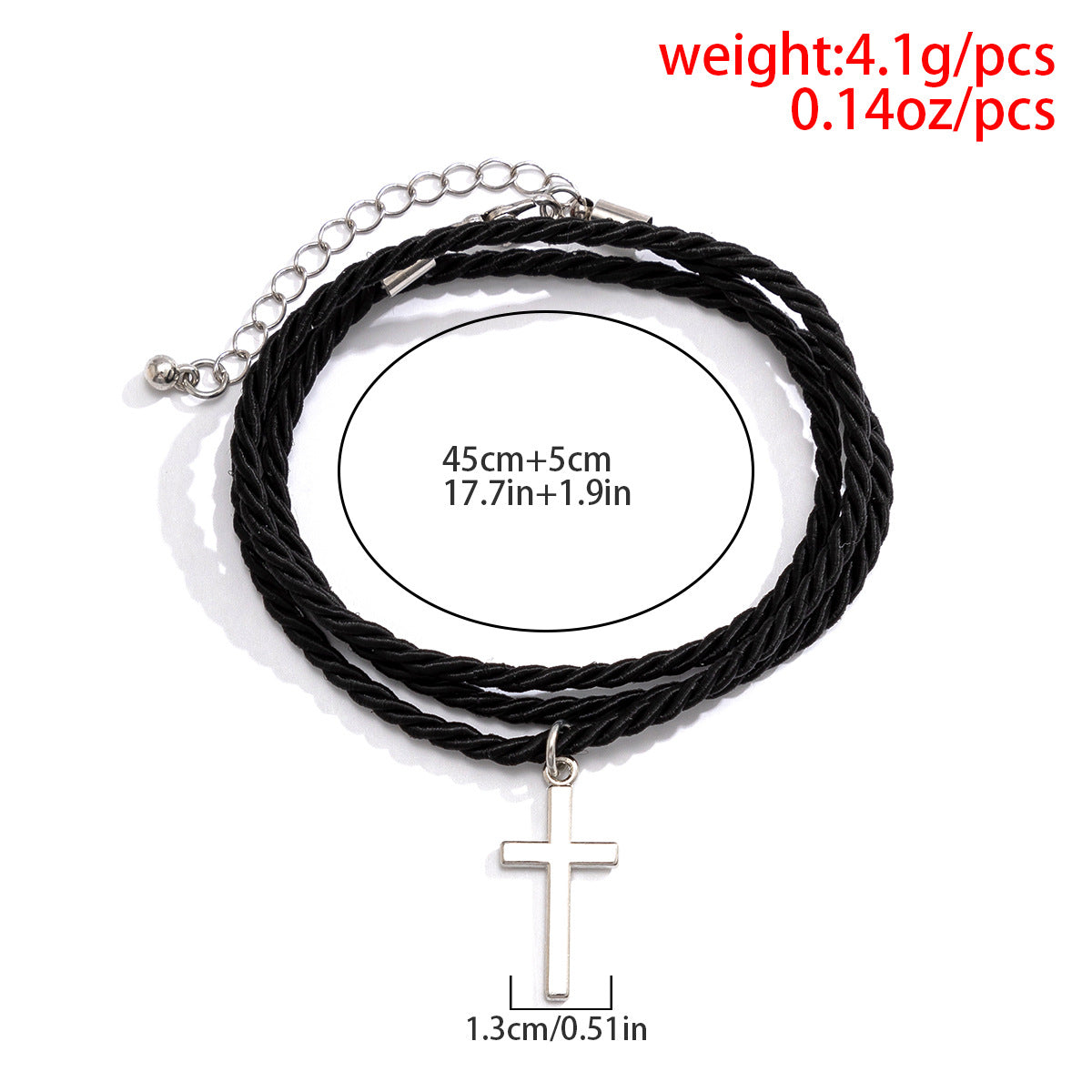 Men's Cross Fashion Personality Black Ethnic Style Bracelets