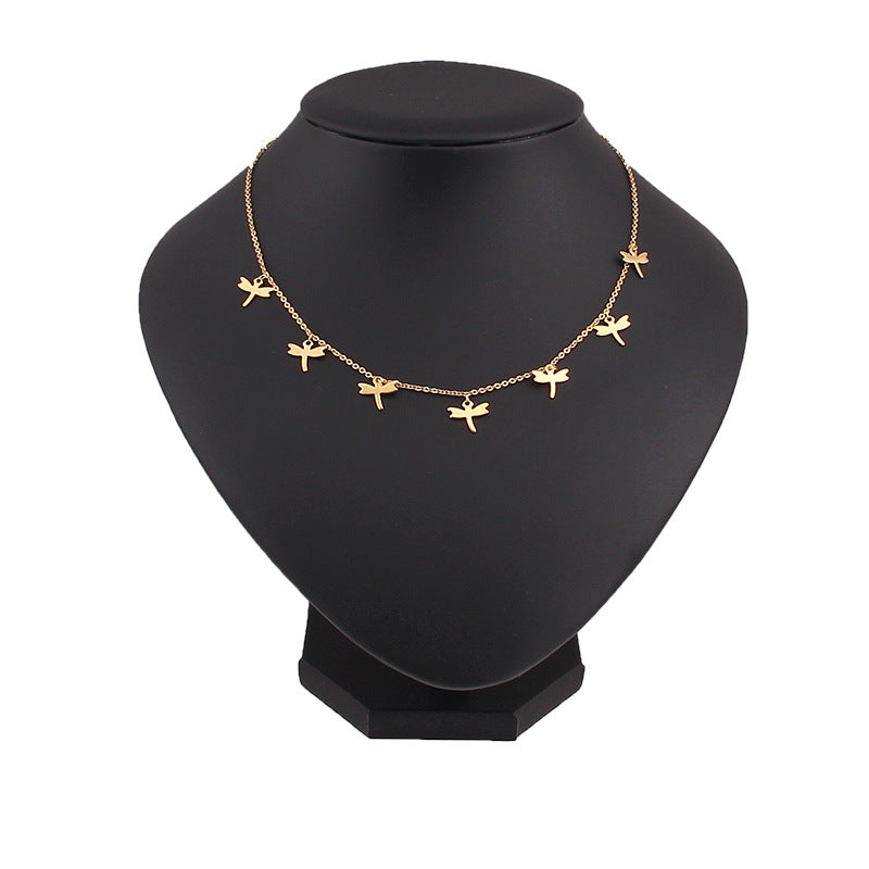 Women's Stainless Steel Gold Sier Star Butterfly Necklaces