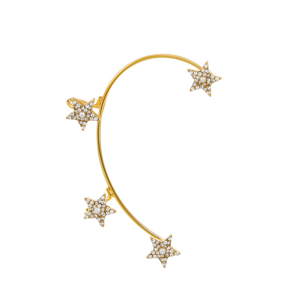 Women's Fairy Mori Style Diamond Butterfly Fashion Ear Clip