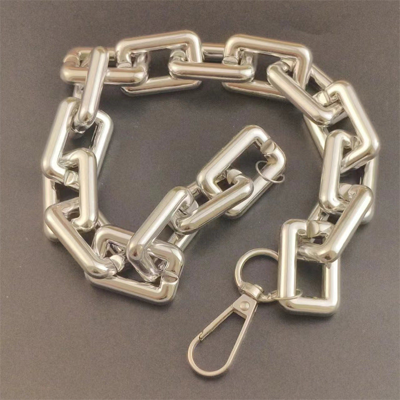 Buckle Geometric Square Chain Cold Wind Hip Necklaces