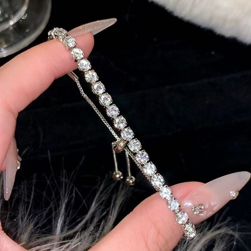 Korean Style Elegant High Sense Micro Inlaid Zircon Female Exquisite Bracelet