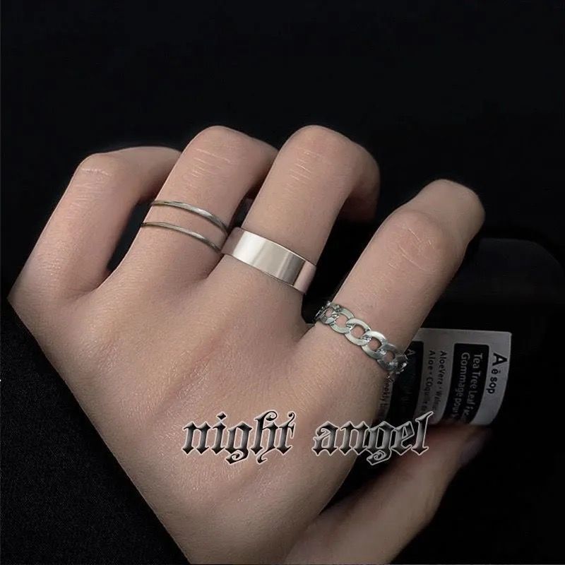 Personalized Hip Hop Girlfriends Couple Earth Rings