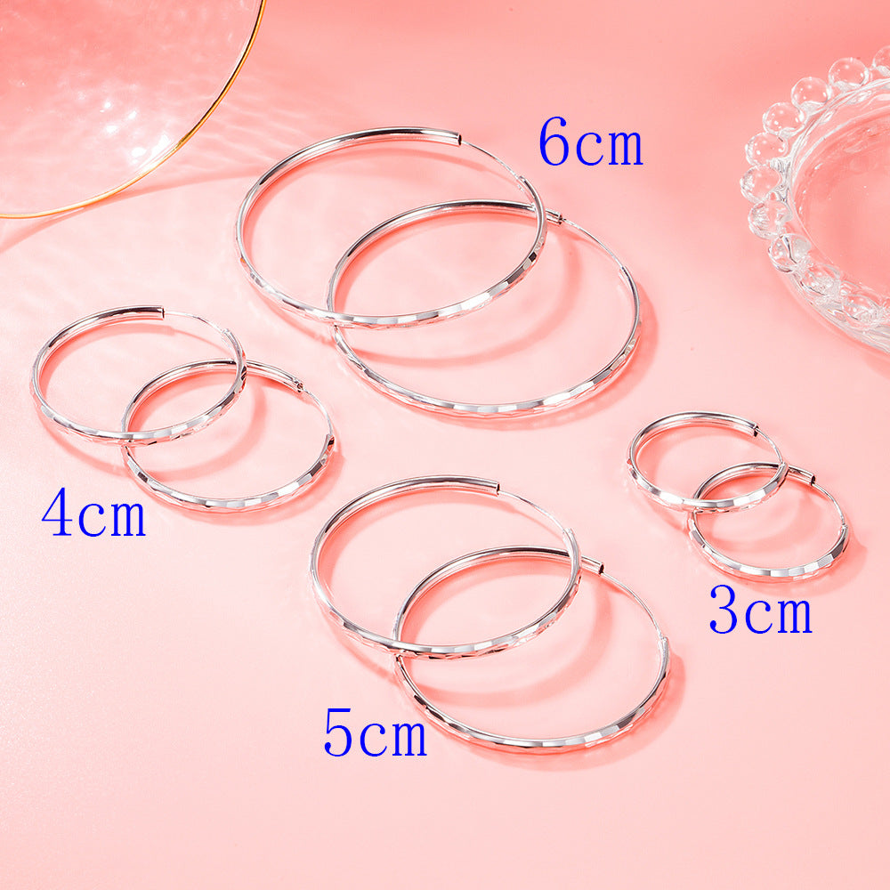 Carven Design Big Ear Summer Circle Exaggerated Rings