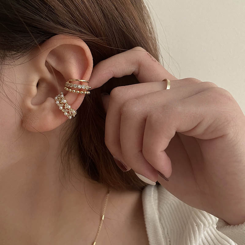 Without Piercing Temperamental Cold Style French Entry Lux Unique Bone Ear Clip