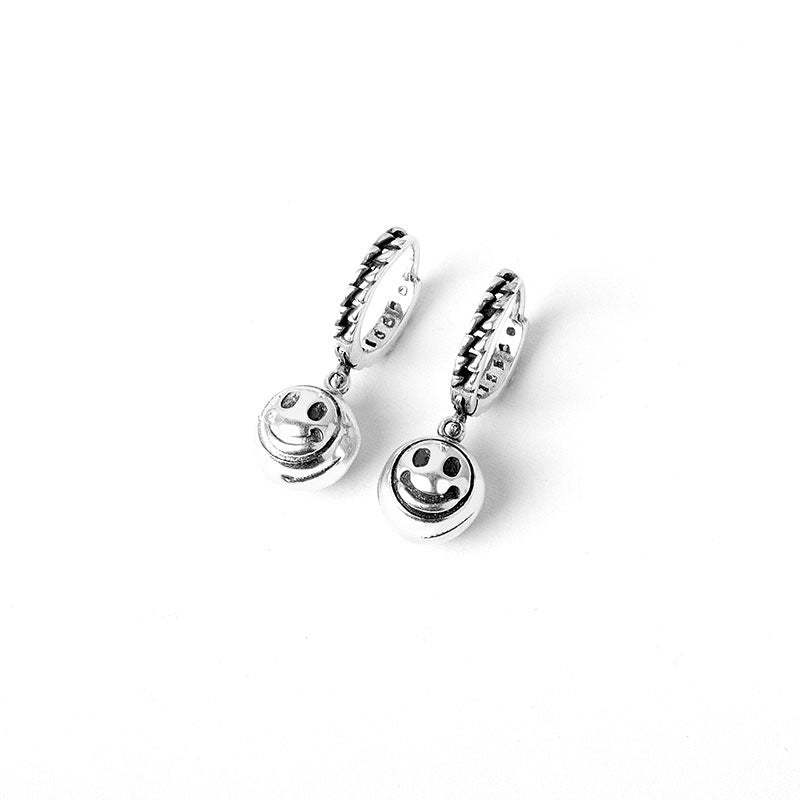 Women's Three-dimensional Smiley Face Ear Clip Fashion Earrings