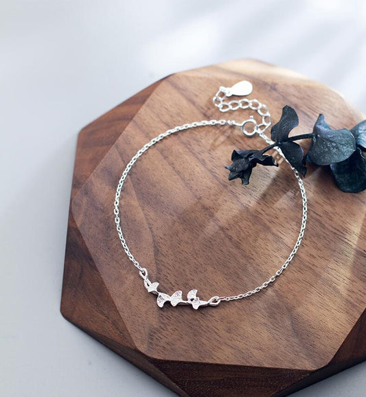 Leaf Female Korean Style Fresh Ginkgo Bracelets