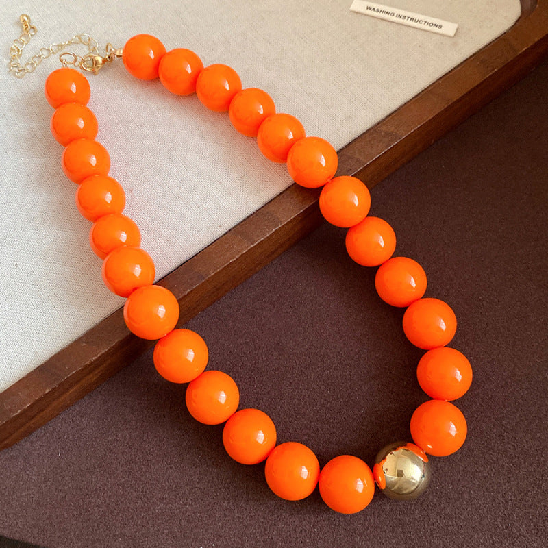 Dopamine Acrylic Beaded Sub Personality Light Luxury Bracelets