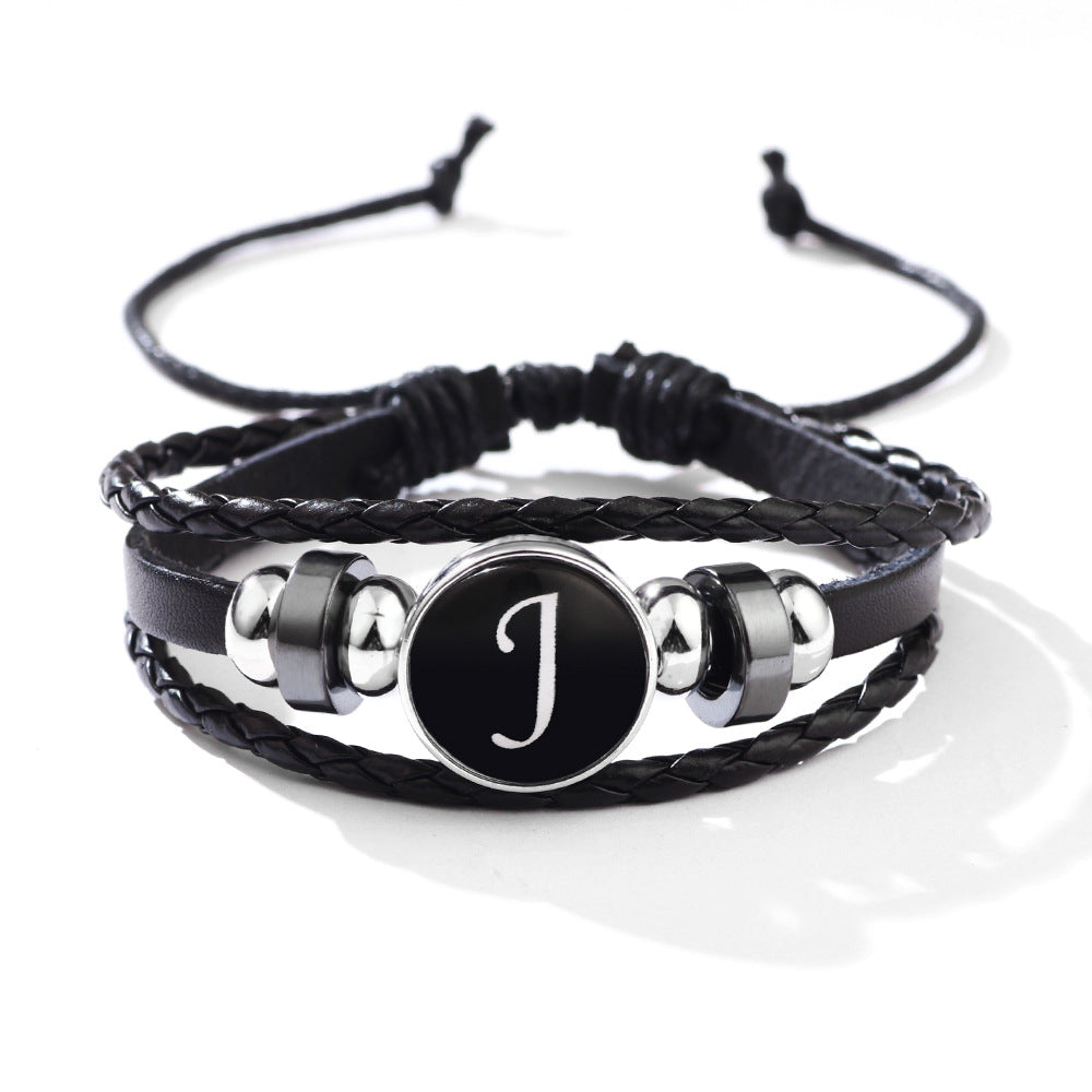 Classic Simple English Letter Personality Fashion Bracelets