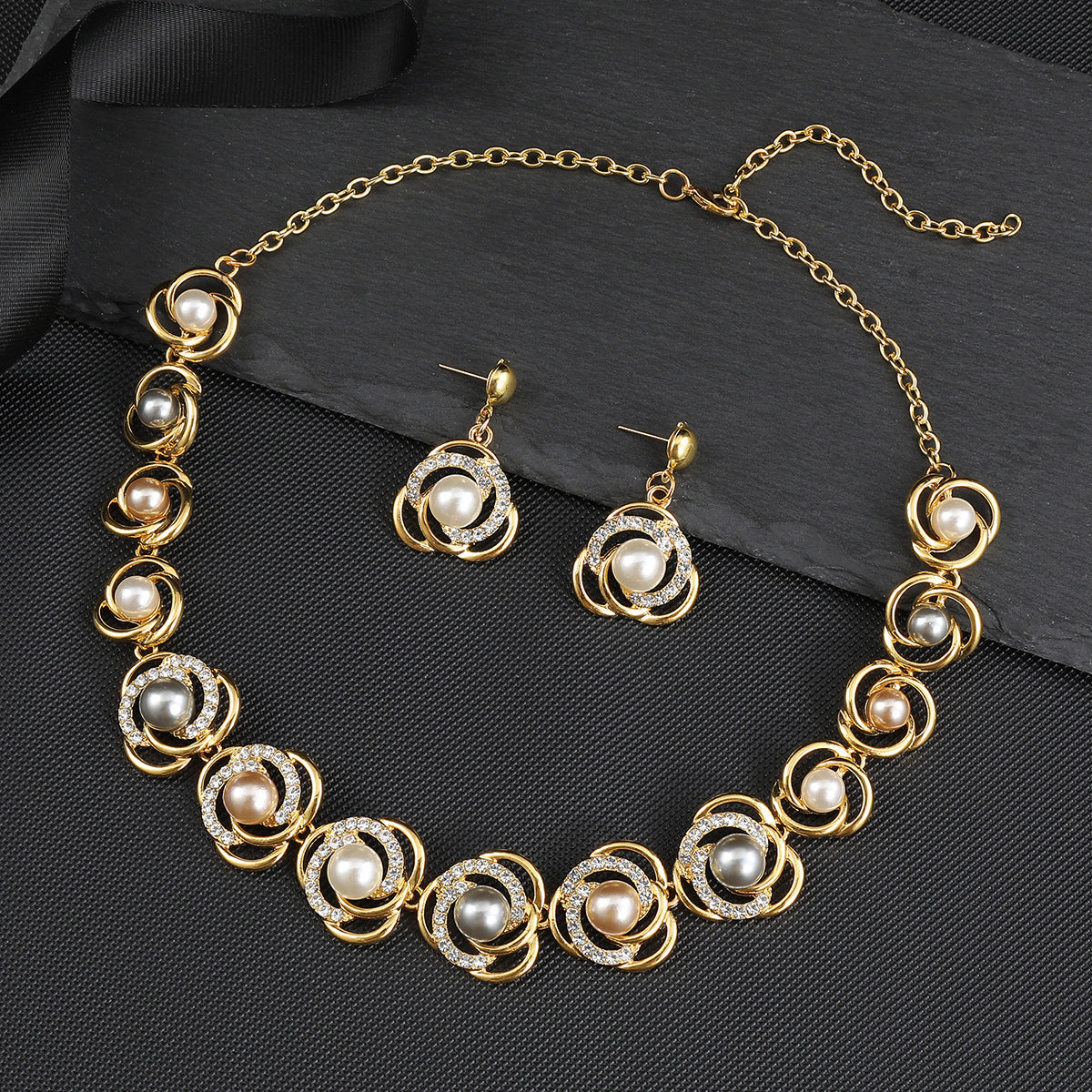 Pearl Bridal Fashion Dress Dinner Alloy Necklaces