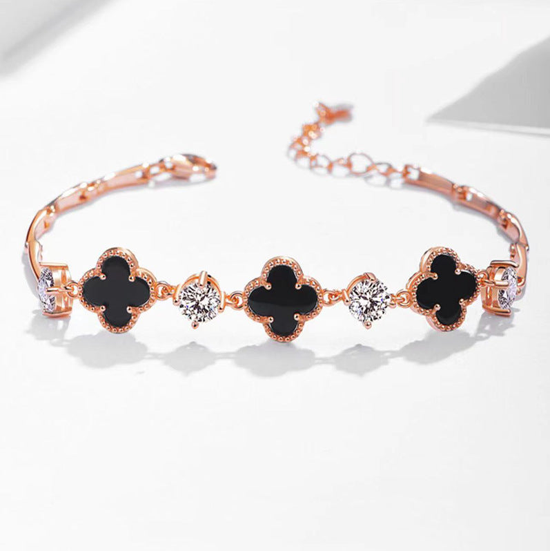 Leaf Straw Female Design For Girlfriend Bracelet